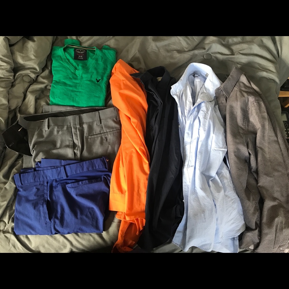 Various men’s clothing